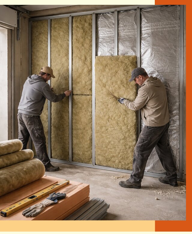 Утепление гаража изнутри в Щёлкове от 7802 руб/м2 — работы и цена | ТепломастерЩлк
